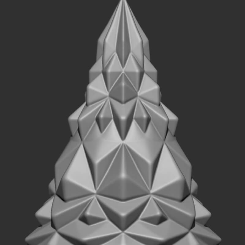 Molde de silicona de diseño de Arbol de navidad con rombos para uso en velas, cemento, yeso, resina.