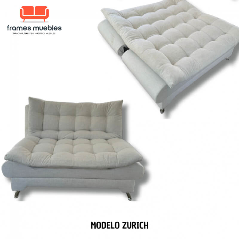 Modelo Zurich 3-2-1 – Sofá Convertible y Personalizable para Espacios Funcionales | Frames Muebles