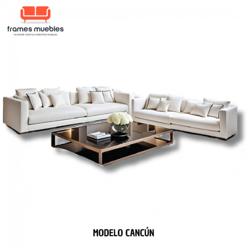 Sofá Modelo Cancún - Sofisticación y Confort Personalizado para tu Espacio | Frames Muebles