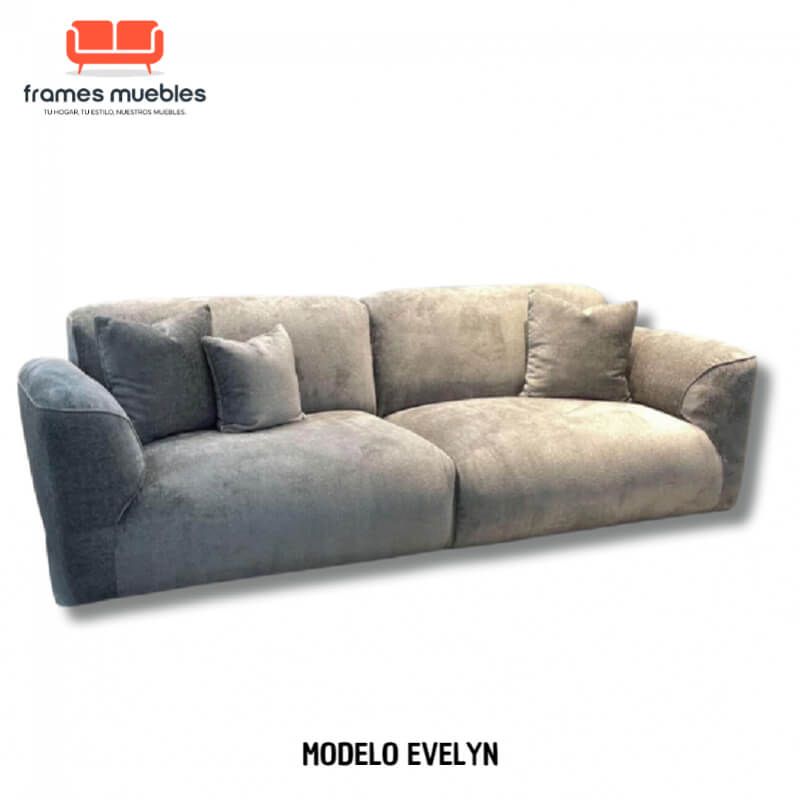 Sofá Modelo Evelyn - Elegancia y Confort Personalizado para Tu Hogar | Frames Muebles
