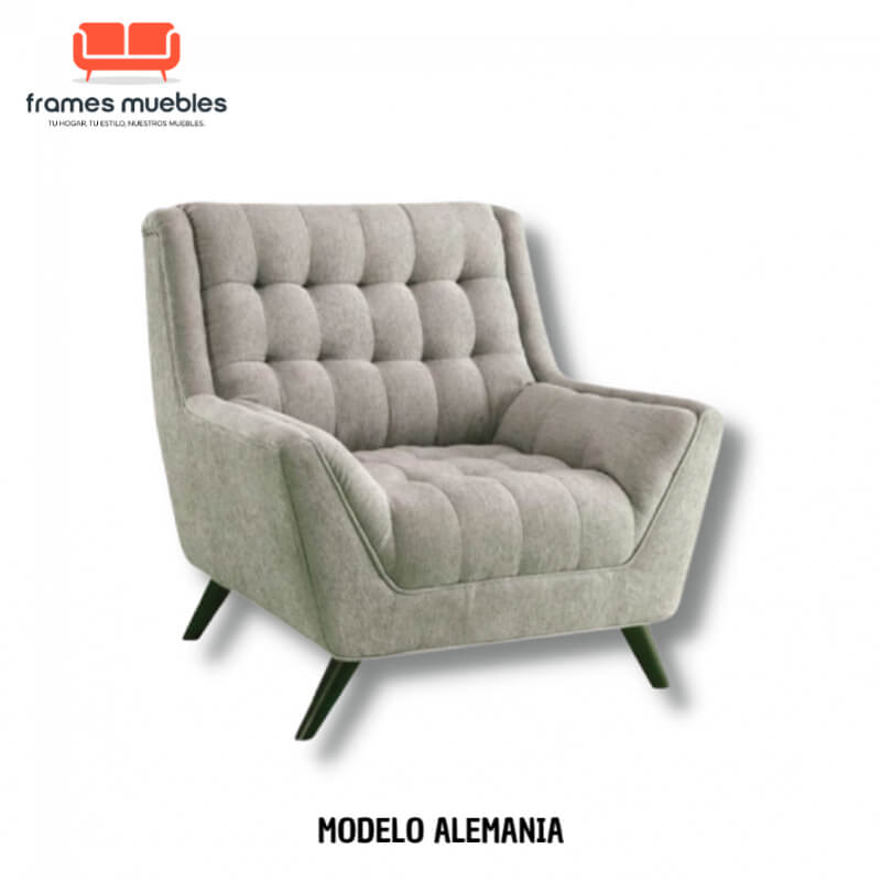 Sillón Modelo Alemania – Elegancia Atemporal y Personalización a tu Estilo | Frames Muebles