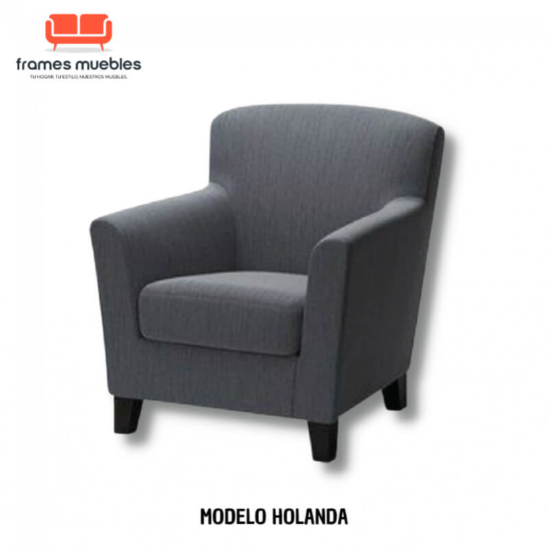 Sillón Modelo Holanda – Elegancia Compacta y Personalizable | Frames Muebles
