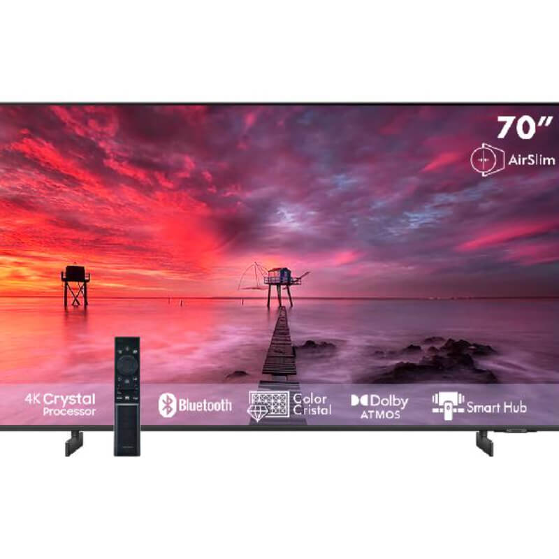 SAMSUNG DE 70 PULGADAS Crystal UHD 4K Smart TV