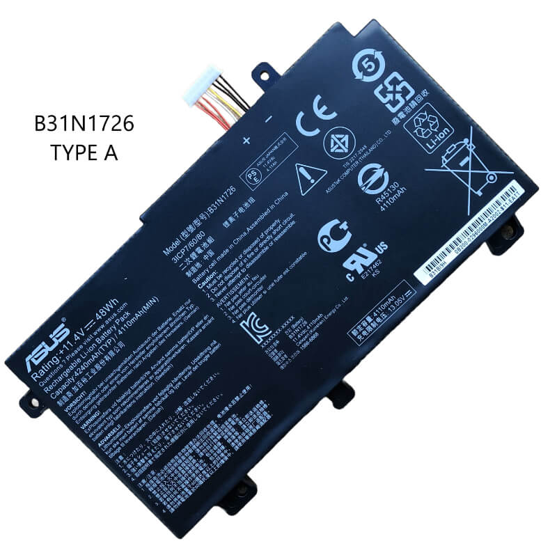 BATERIA ASUS B31N1726 TYPE A 48WH