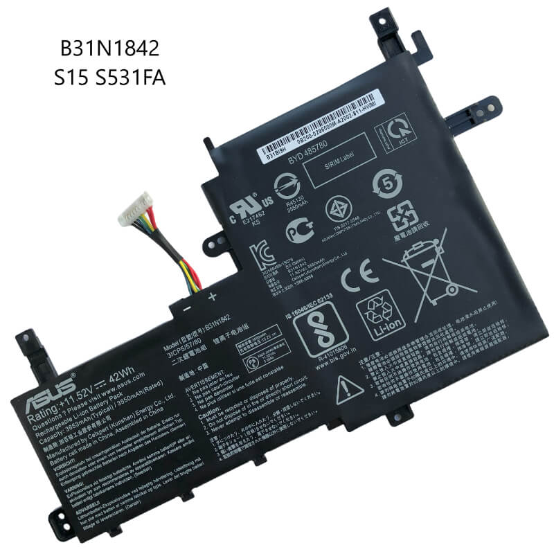 BATERIA ASUS VIVOBOOK B31N1842 S15 S531FA