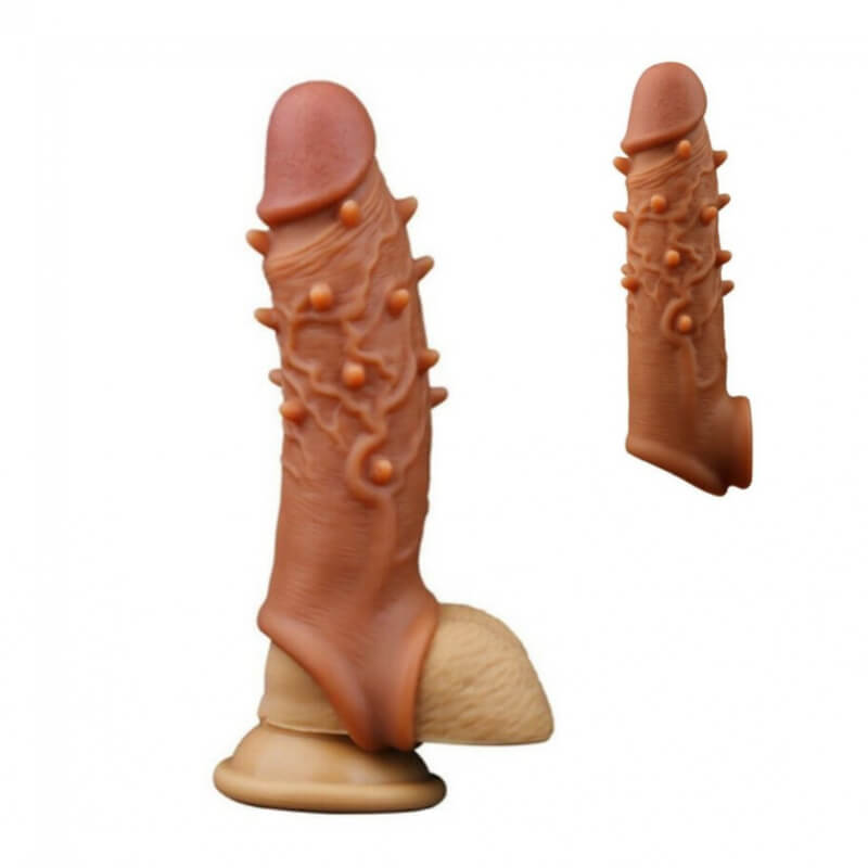 Funda Extensora de Pene con Textura: Aumenta el Placer y la Sensación
