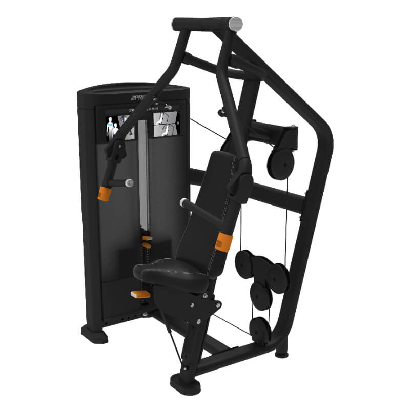 Prensa de pecho convergente Precor Resolute Strength | Fitness Solutions Ecuador