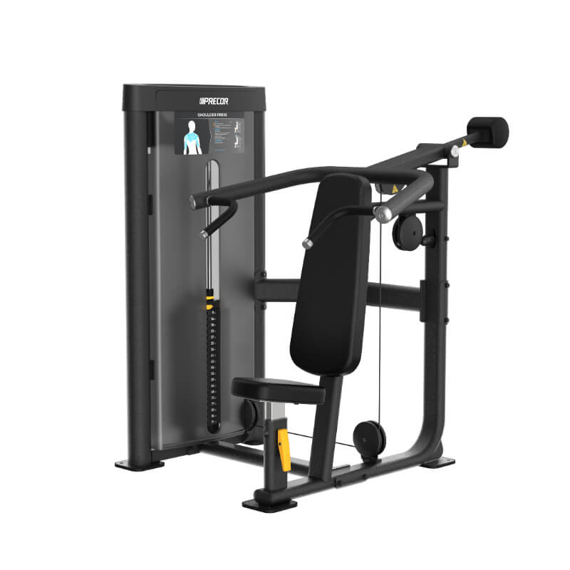 Press de hombros Precor Vitality strength: Máquina de entrenamiento para fortalecer los hombros | Fitness Solutions Ecuador