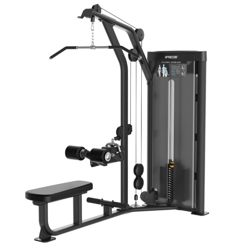 Polea Alta/Remo Sentado Precor Vitality strength: Máquina de entrenamiento 2 en 1 | Fitness Solutions Ecuador