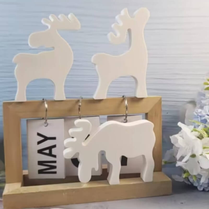 Adorno Juego de Renos Navideños (3 modelos).