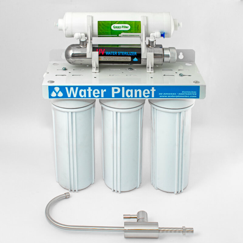 Filtro de Agua con luz UV: Ultrafiltración uso domestico | Water Planet