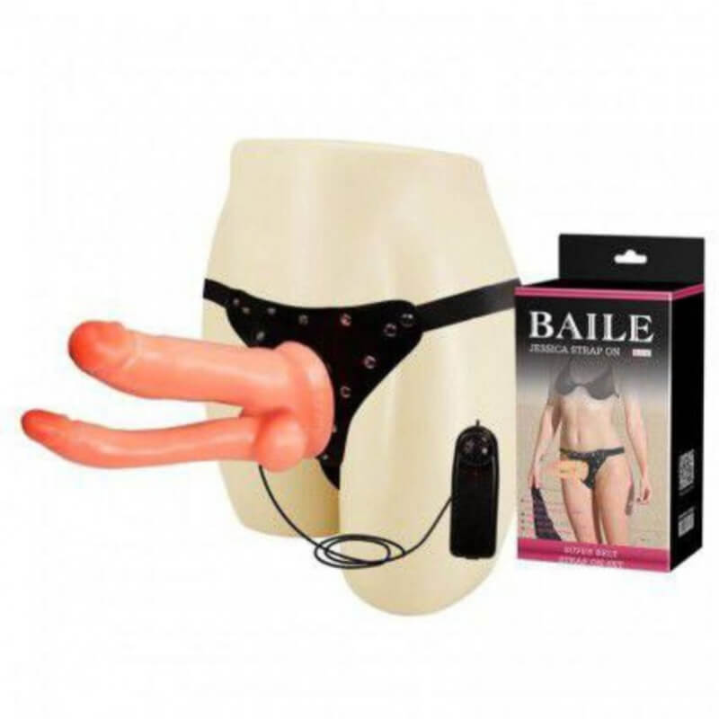 Arnés Doble Penetración Strap-On Vibrador: Placer Anal y Vaginal para Mujeres
