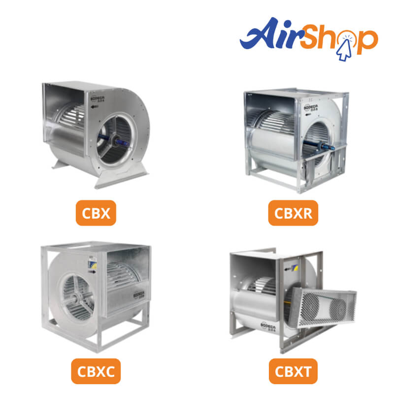 Ventiladores Centrífugos CBX, CBXC, CBXR, CBXT – Potencia y Eficiencia en Sistemas Industriales