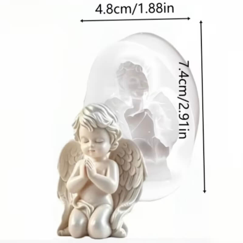molde angelito niño