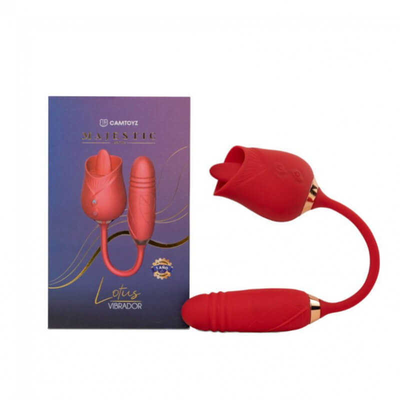 Vibrador Bala y Estimulador Oral Lotus - Placer Dual