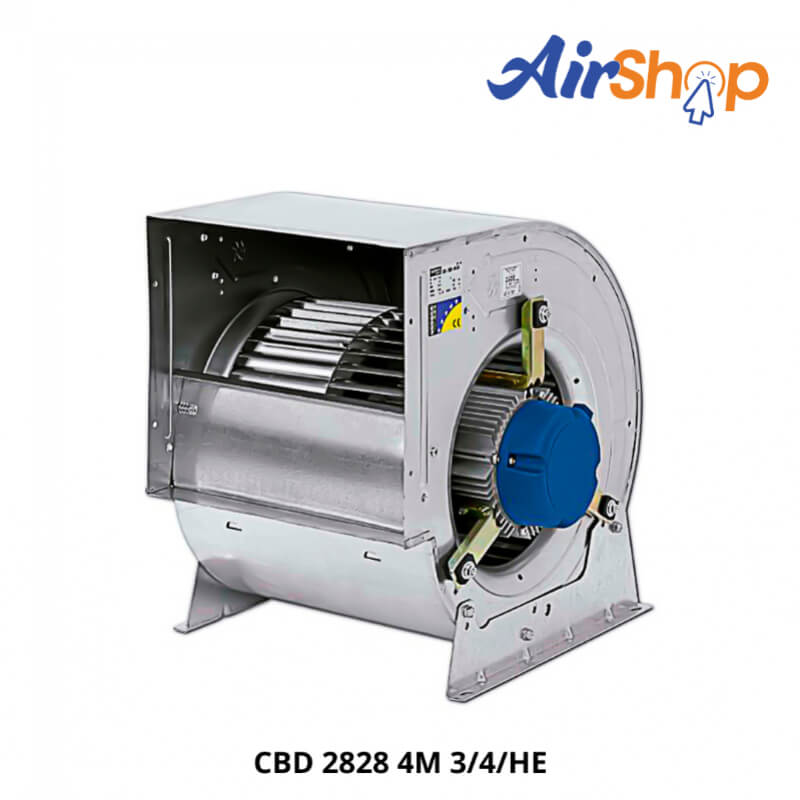 Ventilador Centrífugo CBD 2828 4M 3/4/HE – Rendimiento Superior para Ventilación Industrial