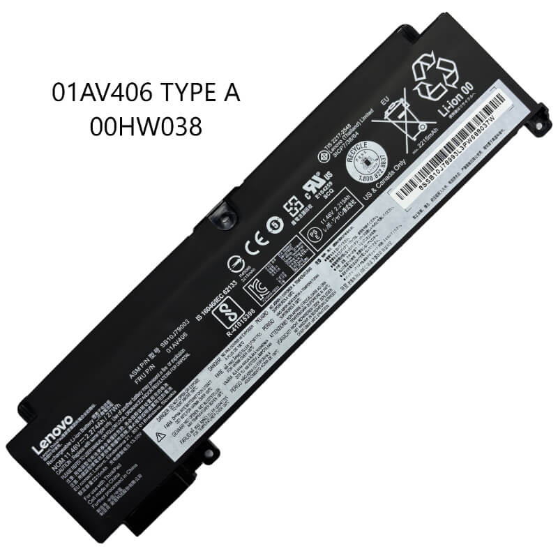 BATERIA LENOVO 01AV406 TYPE A 00HW038