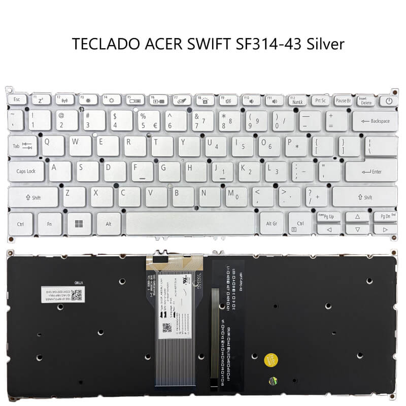 TECLADO ACER Swift SF314-43 Silver