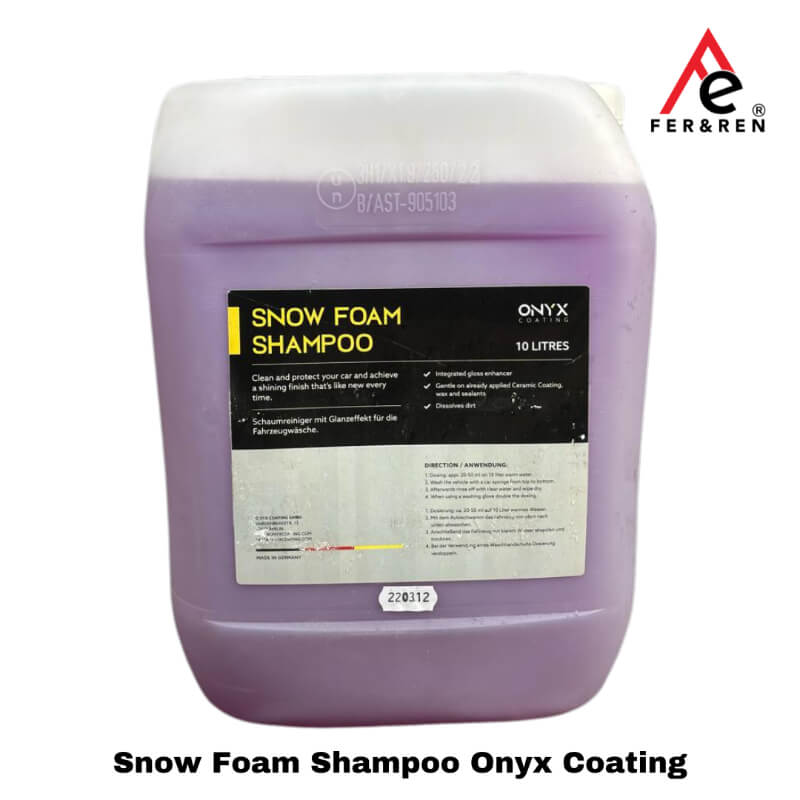 Snow Foam Shampoo Onyx Coating – Limpieza y Brillo para Autos (10 Lts)