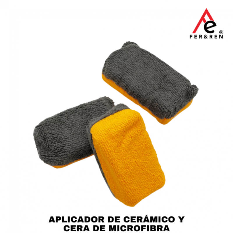 Aplicador de Cerámico y Cera de Microfibra | Onyx Coating - Aplicación Precisa y Profesional