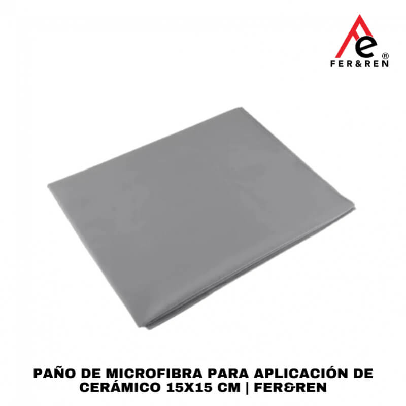 Paño de Microfibra para Aplicación de Cerámico 14.5x14.5 cm | FER&REN