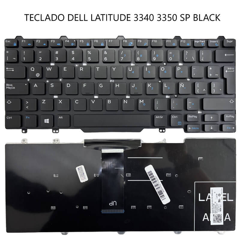 TECLADO DELL Latitude 3340 3350 SP BLACK