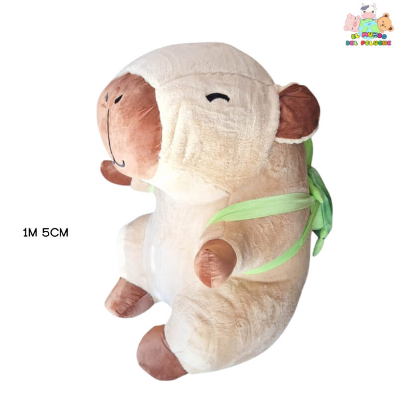 Mochila de Peluche Gigante | Capibara Adorable y Funcional | 105 cm | El Mundo del Peluche