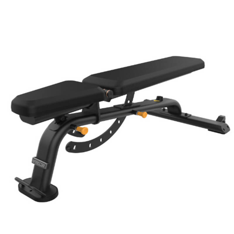 Banco plano-inclinado-declinado Precor serie Vitality: Resistente y Ajustable | Fitness Solutions Ecuador