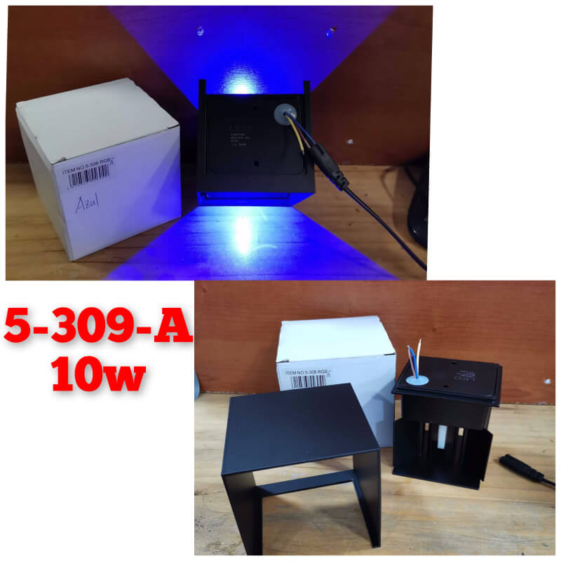 Aplique led para Pared 10W AZUL