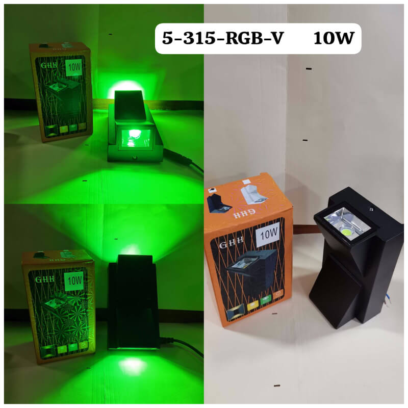 Aplique led para Pared 10W Luz VERDE