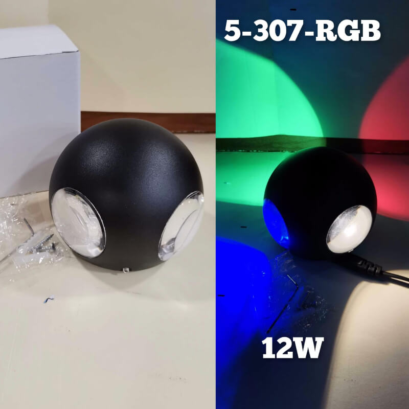 Aplique led para Pared 12 Luz RGB