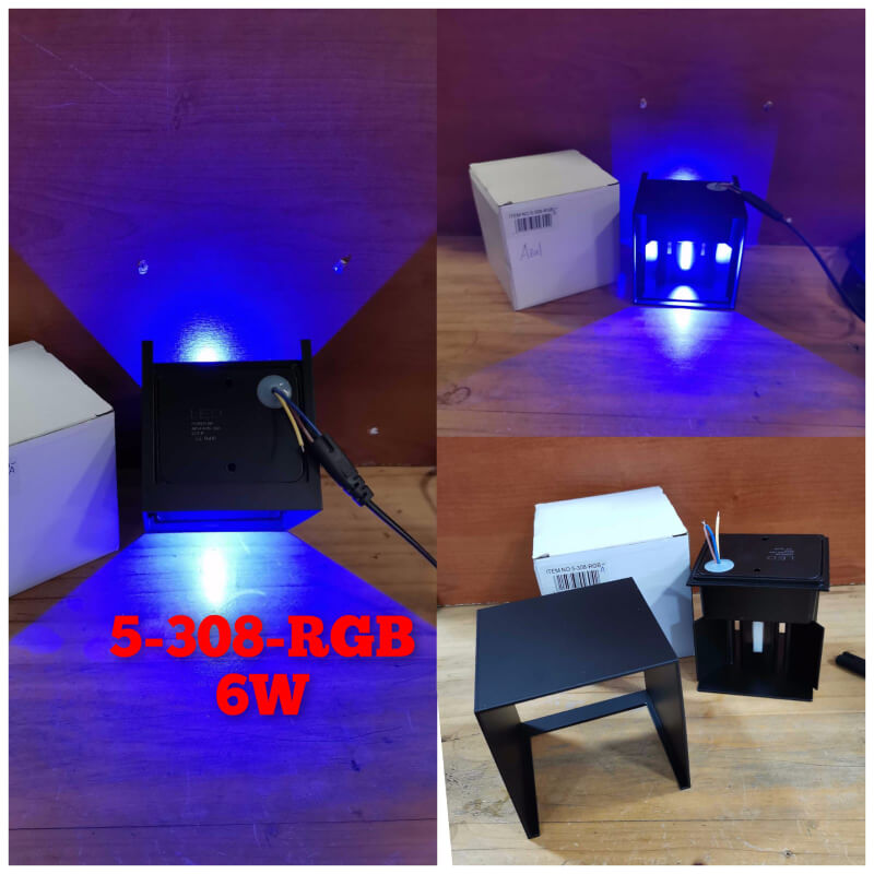Aplique led para Pared 6W AZUL