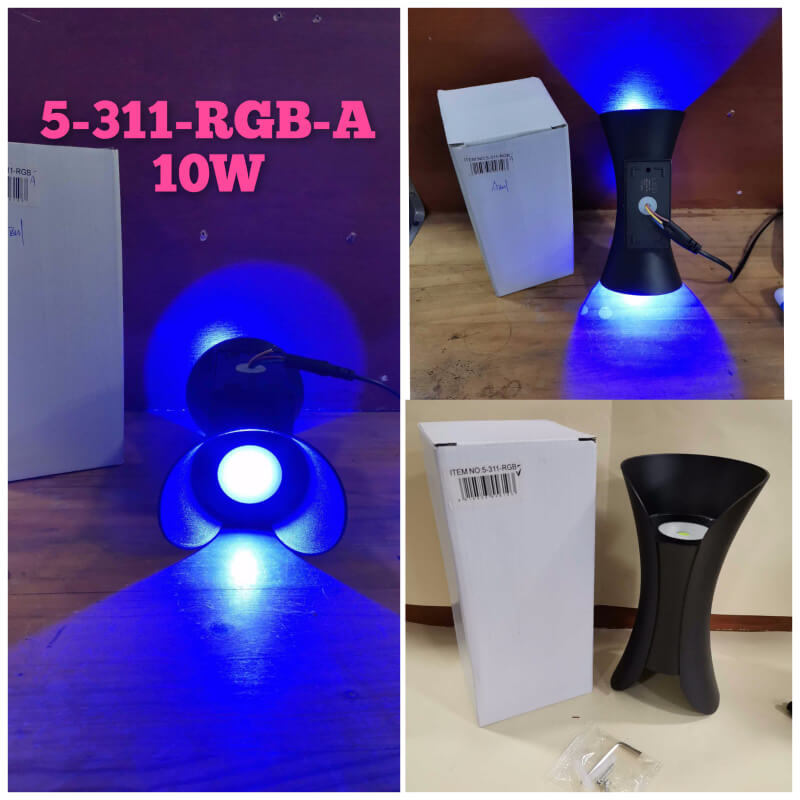 APLIQUE DE PARED AZUL 10W