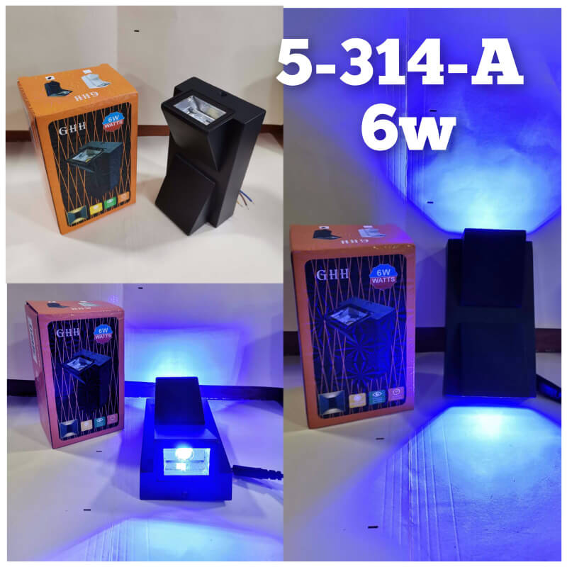 Aplique led para Pared 6W Luz AZUL
