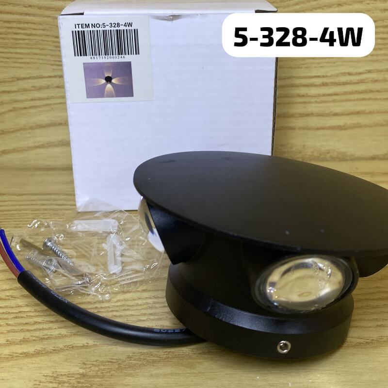 APLIQUE DE PARED 4W LUZ CALIDO
