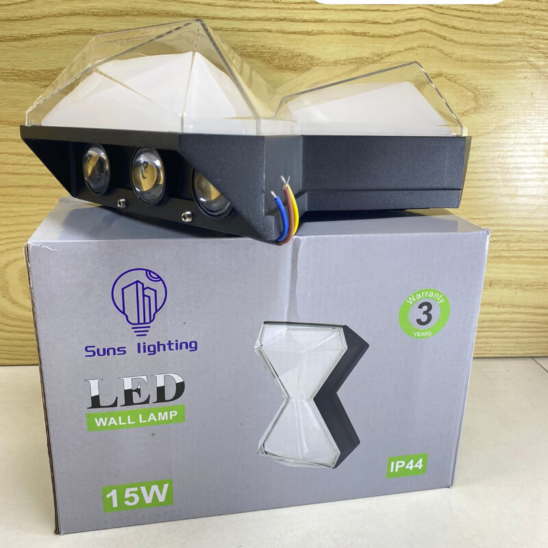 APLIQUE DE PARED 15W LUZ CALIDO