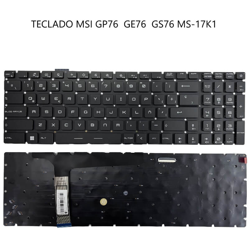 TECLADO MSI GP76 GE76 GS76 MS-17K1