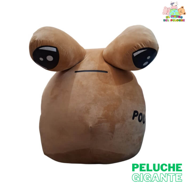 Peluche Pou Gigante – Ternura y Diversión en Gran Tamaño (1m x 90cm) | El Mundo del Peluche