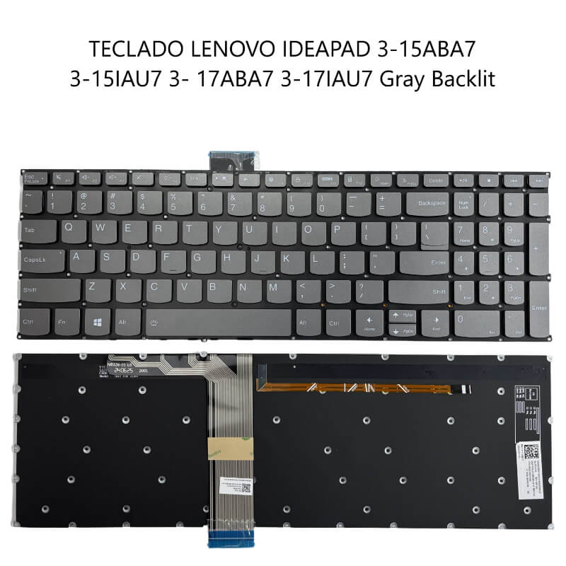 TECLADO LENOVO Ideapad 3-15ABA7 3-15IAU7 3- 17ABA7 3-17IAU7