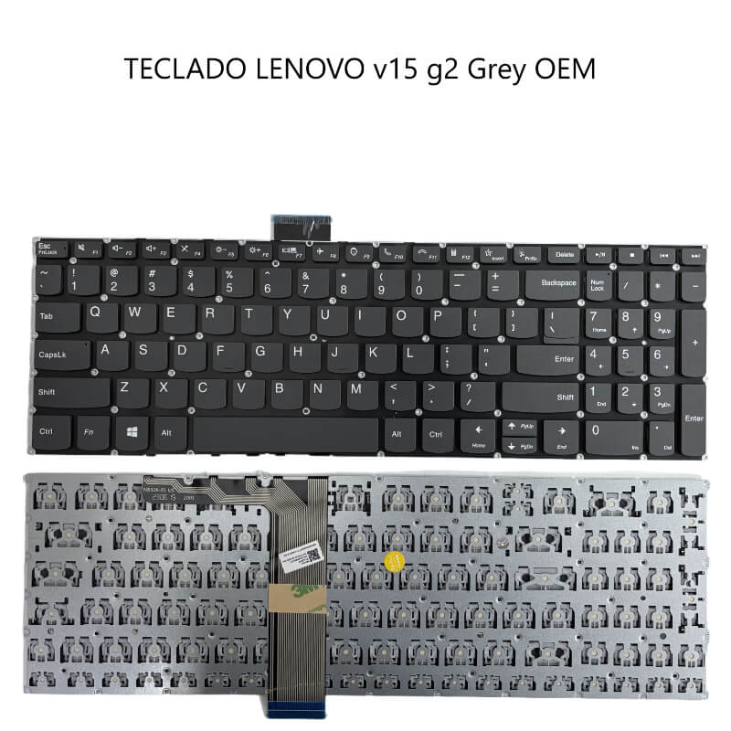 TECLADO Lenovo v15 g2 Grey OEM
