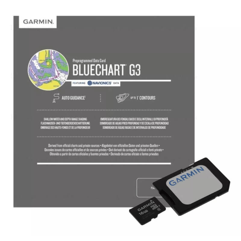 Carta náutica BLUECHART G3 GARMIN