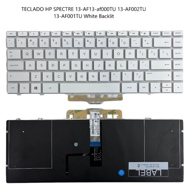TECLADO HP SPECTRE 13-AF13-af000TU 13-AF002TU 13-AF001TU
