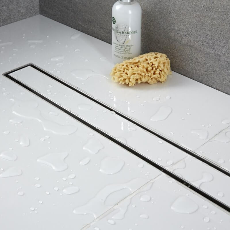 Drenaje lineal para ducha para porcelanato
