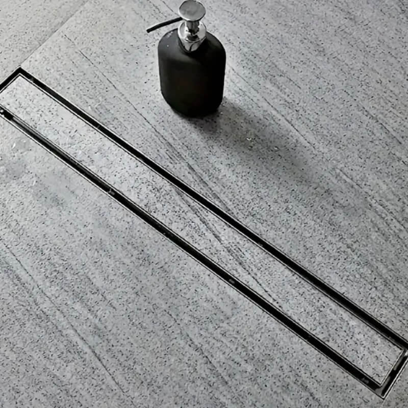 Rejilla de ducha lineal para porcelanato