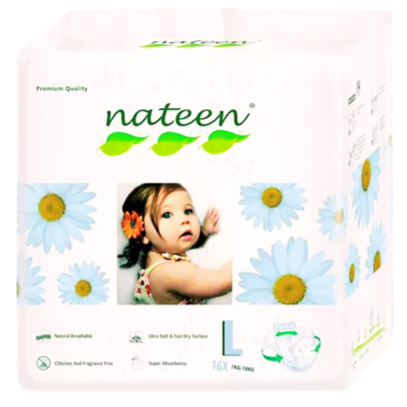 PAÑALES NATEEN L 16