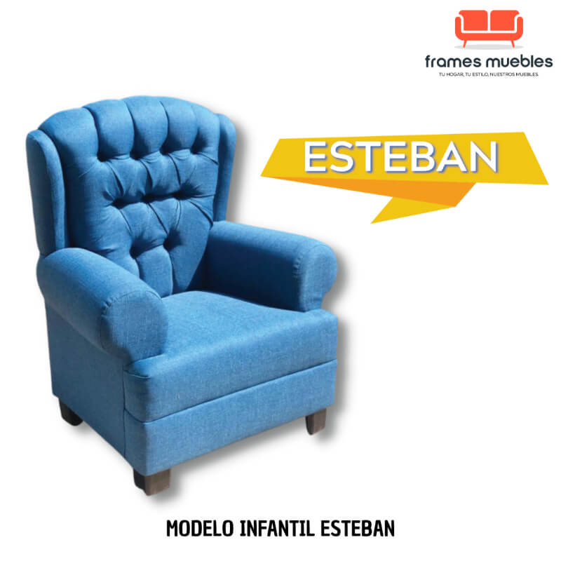 Sillón Infantil Esteban - Comodidad y Estilo para los Pequeños del Hogar | Frames Muebles