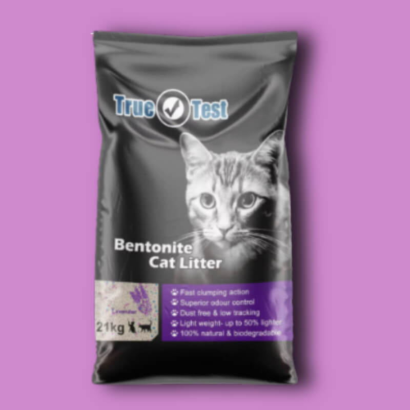Arena para gatos True Test 21kg Lavanda