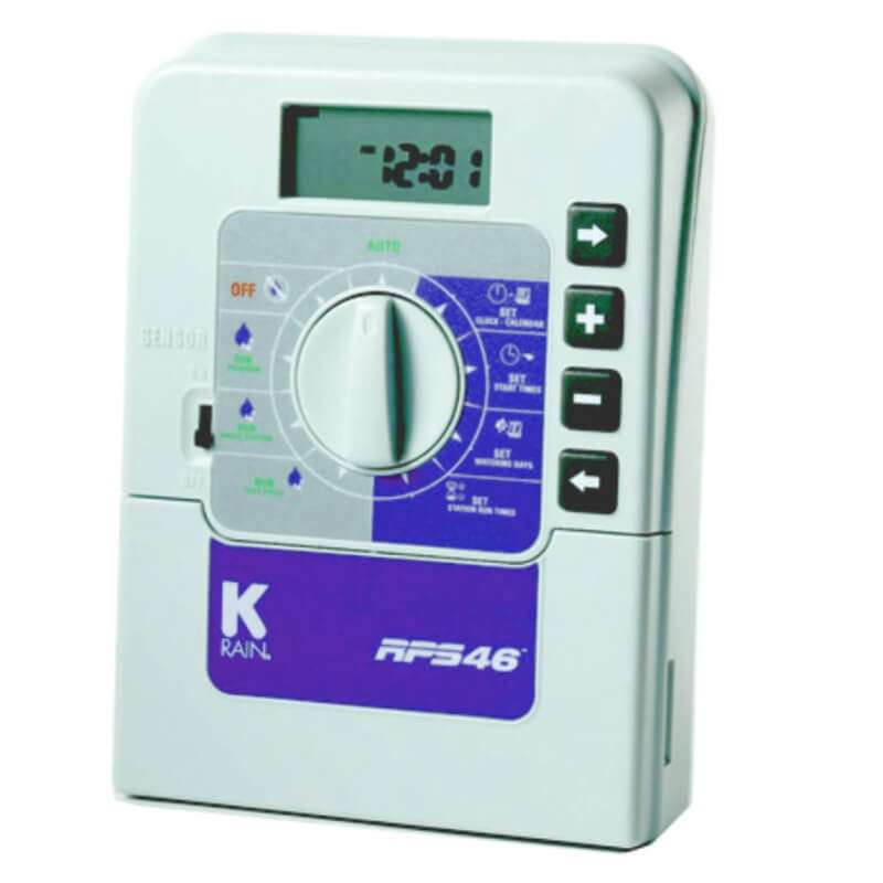 Controlador de riego 6 Zonas Automático K-RAIN RPS46