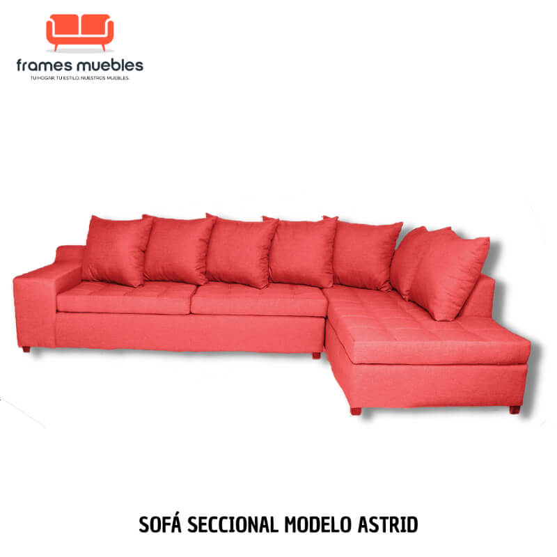 Sofá Seccional Modelo Astrid: Amplitud, Estilo y Máximo Confort | Frames Muebles