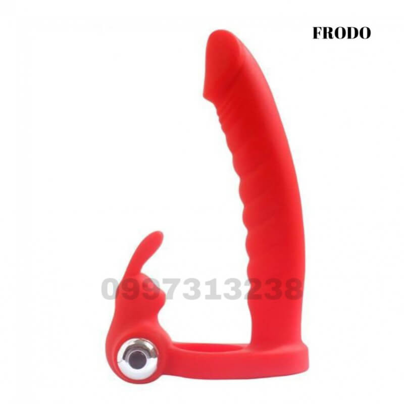 Anillo Vibrador Doble Penetración FRODO: Placer Anal y Próstata Intenso